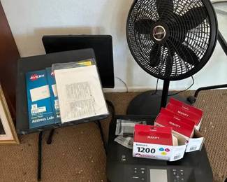 KN272Printer Fan And Adjustable Tables
