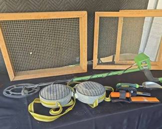 KN127Sifters And Other Rock Collectors Equipment 