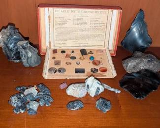 KN249The Great Divide Gemstone Collection, Obsidian, Black Tourmaline  More