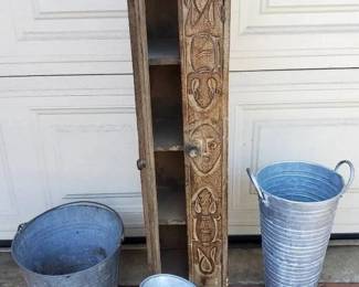 KN177Vintage Cabinet And More 