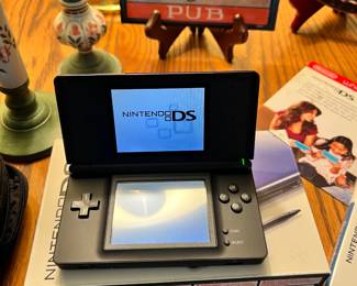 Nintendo DS Lite: Cobalt blue unit with original box, case