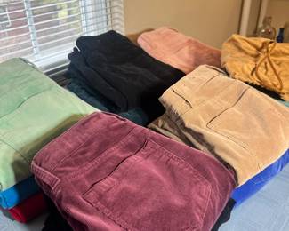 Various women's vintage pants
