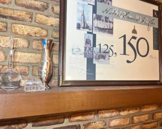 Framed Notre Dame art