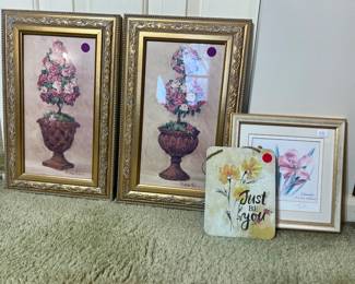 framed art and wall decor