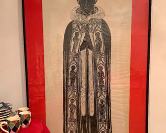 Authentic Brass Rubbing done by family member in England- 1965