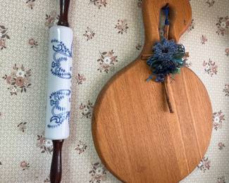 Porcelain rolling pin