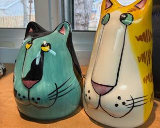 Cat salt & pepper shakers