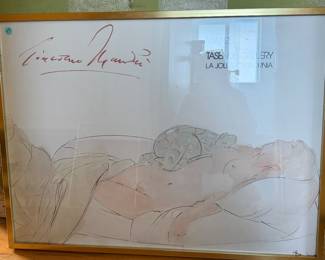 Giacomo Manzu reclining nude