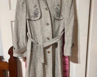 Vintage coat from Germany waterproof wool