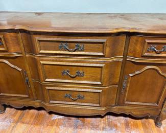 Buffet w matching china closet