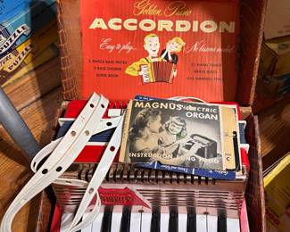 Vintage children’s accordion 
