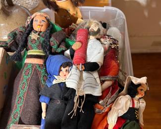 Vintage dolls and collectibles