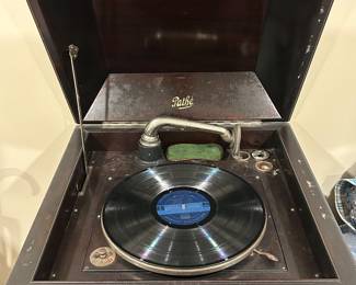 Vintage Pathe Record Player