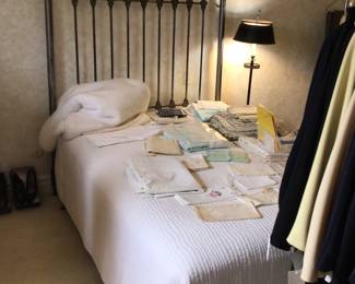 Full size brass headboard 59” x 71”