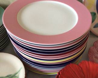 Porcelain plates