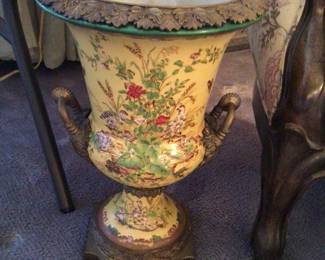 Porcelain & ormolu urn
