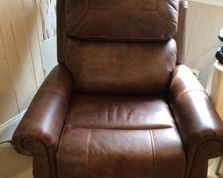 Recliner with remote, 38” x 37” 45” H