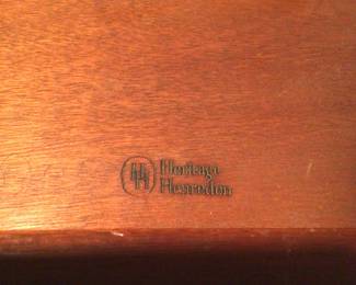 Label of side table