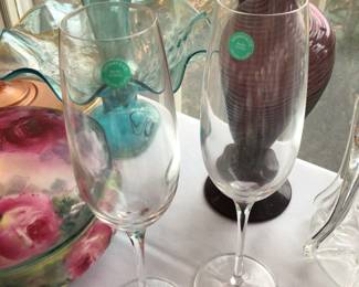 Tiffany champagne flutes 