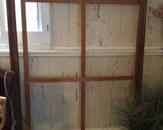 Large wooden frame w/ insert