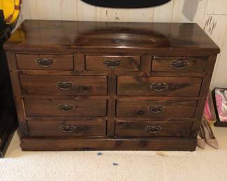 Wood dresser 19” x48” x 31” H