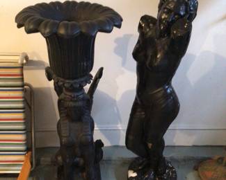 Plater, resin outside statues 