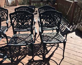 Patio chairs, sold with table