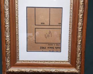 ANTIQUE FRAME WITH GLASS