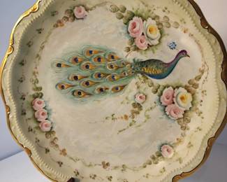 FABULOUS SIGNED HAND PAINTED ANTIQUE PLATE
