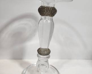 GLASS BLING CANDLESTIC