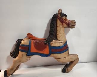 WOOD CARVED HORS