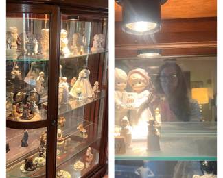 China cabinet with light