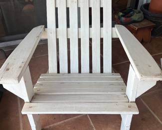 Vintage child’s Adirondack chair