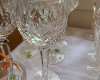 Waterford Claretts . Lismore pattern.