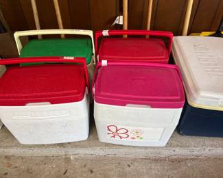 Lots of Coleman igloos!