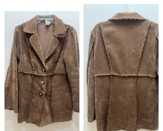 Fake suede woman’s jacket