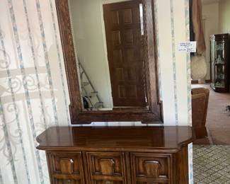 Drexel Heritage, buffet and mirror