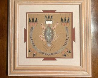 Vintage Navajo sand painting