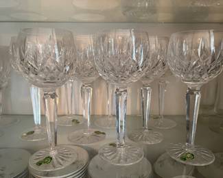 These Clorets are Waterford Lismore pattern. There are many more styles of glass that are also Lismore from Waterford.