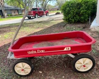Radio flyer metal wagon