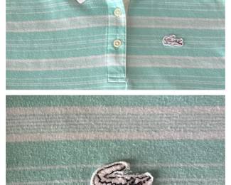 Vintage Lacoste polo style T-shirt, ladies size medium