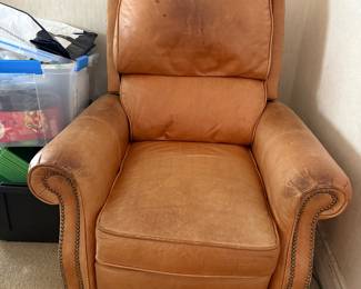 Real Leather Recliner
