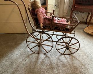 Vintage Doll Carriage