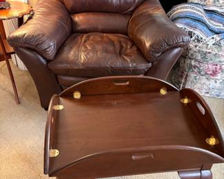 Oversized Leather Chair