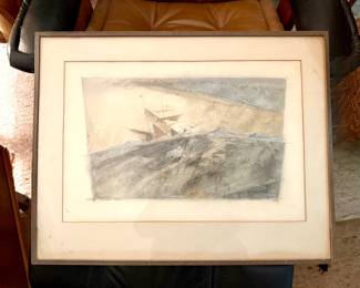 Lionel Feininger Signed Litho (1934)