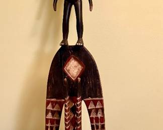 Large African Bwa Plank Mask