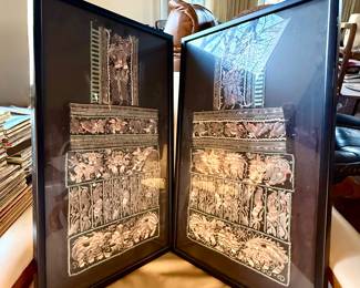 Embroidered Asian Panels (2)