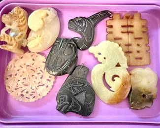 Jade Carved Medallions