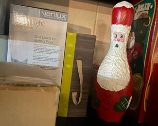 . . . Santa bowling pin