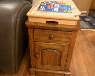 . . . oak end table